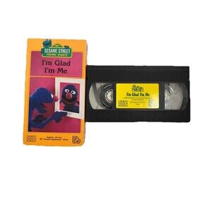 My Sesame Street Home Video I'm Glad I'm Me VHS 1986 Tape Muppets Grover PBS Kid